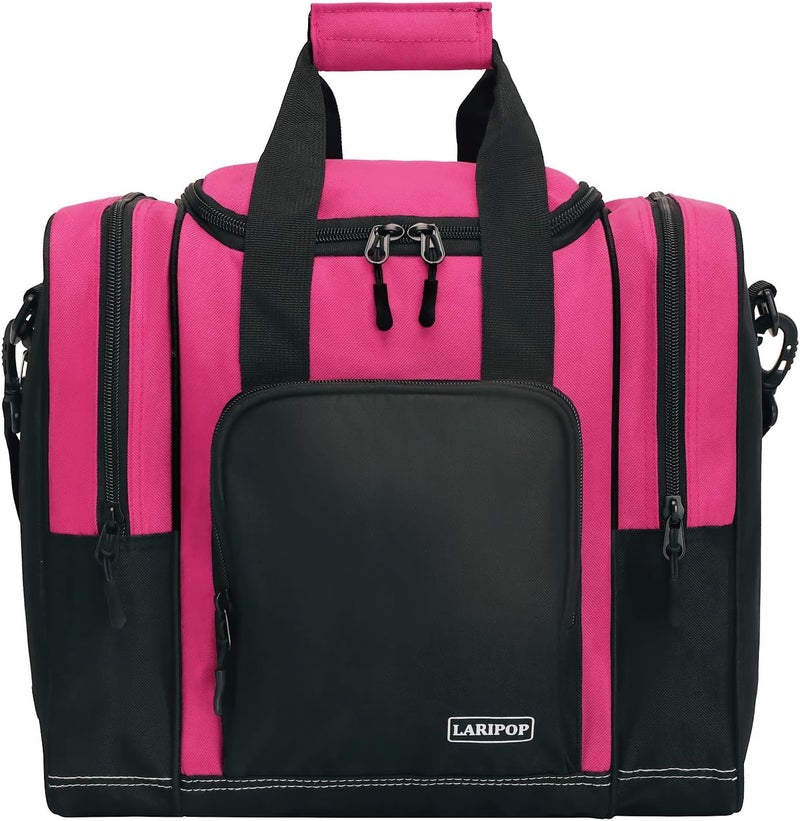 LARIPOP Bowling Ball Bag for Single Ball, 2022 Bowling Ball Tote Bowling bag with Padded Holder - Fits Shoes up to Mens Size 14 and Bowling Accessories - Image 1